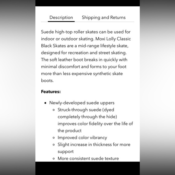 Moxi Lolly Roller Skates Vibrant Pool Blue rollerskate size 6- fits 7- 7.5 - Picture 9 of 9